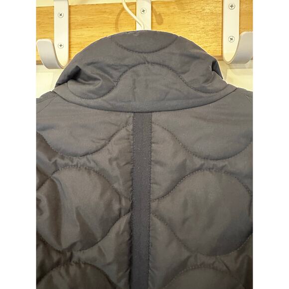 J. CREW Quilted Cocoon Puffer with PrimaLoft® Navy Long Pockets Small - Picture 9 of 13